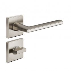 Poignée de porte Dnd LP14-ZNS finition nickel mat