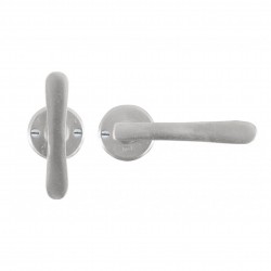 Poignée de porte Dauby 15014 finition bronze blanc satiné