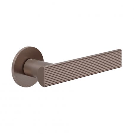 Poignée de porte Dnd AE40 PVD-SB finition bronze