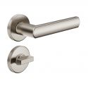 Poignée de porte Dnd LC12-ZNS finition nickel mat