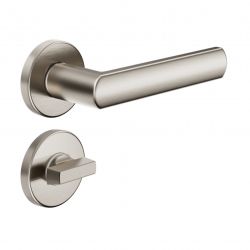 Deurklink Dnd LC12-ZNS matte nikkel uitvoering