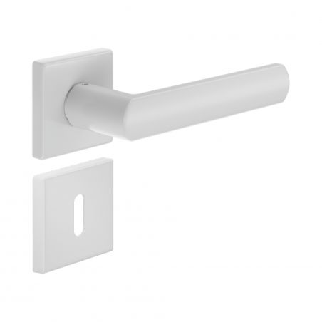 Poignée de porte Dnd LC14-ZBN finition blanc
