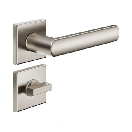 Poignée de porte Dnd LC14-ZNS finition nickel mat