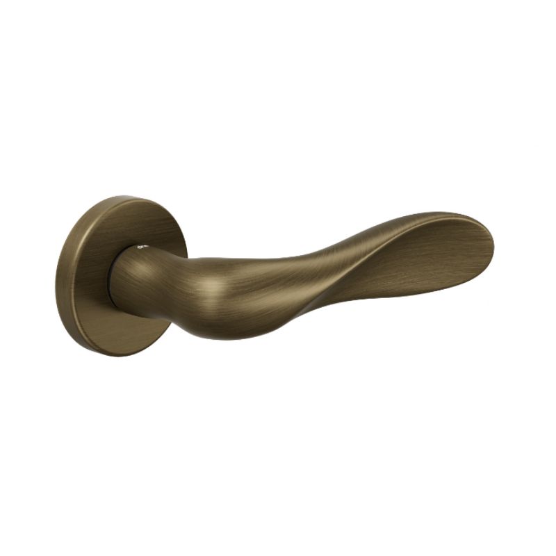 Poignée de porte Fedora bronze mat