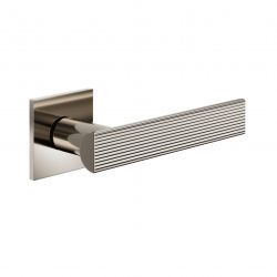 Poignée de porte Dnd AE41 PVN finition nickel poli