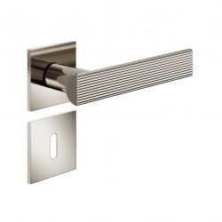 Poignée de porte Dnd AE41 PVN finition nickel poli