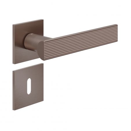 Deurklink Dnd AE41 PVD-SB brons uitvoering