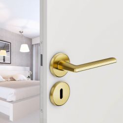 Poignée de porte Luce P or mat