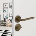 Poignée de porte Luce P bronze mat