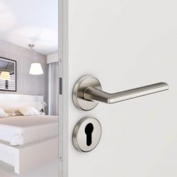 Poignée de porte Luce P nickel satiné