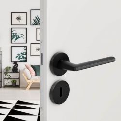 Deurklink luce P mat zwart