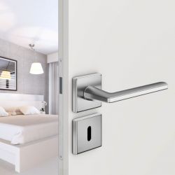 Deurklink Luce P 02 mat chroom