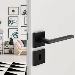 Deurklink Luce P 02 mat zwart