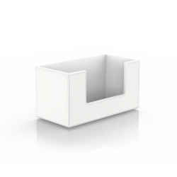 Papierdispenser van wit...