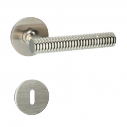 Poignée de porte Quincalux 401-R0-99-22 finition nickel mat