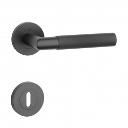 Poignée de porte Aprile SH OVAL 1742 PRO 8MM NM finition noir