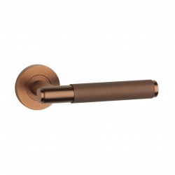 Poignée de porte Aprile SH OVAL 1741 PRO 8MM PN PVD finition cuivre