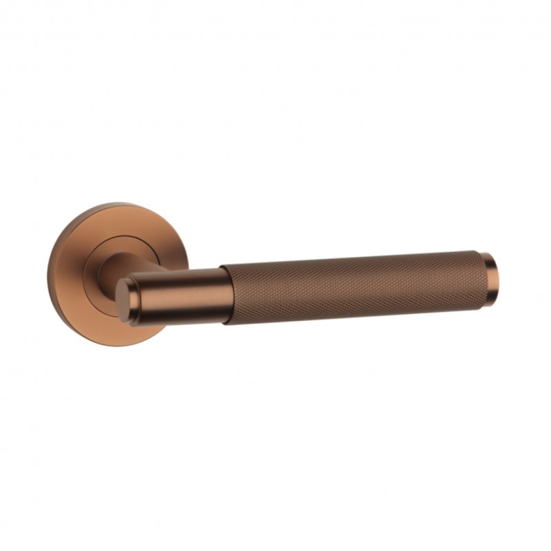 Poignée de porte Aprile SH OVAL 1741 PRO 8MM PN PVD finition cuivre