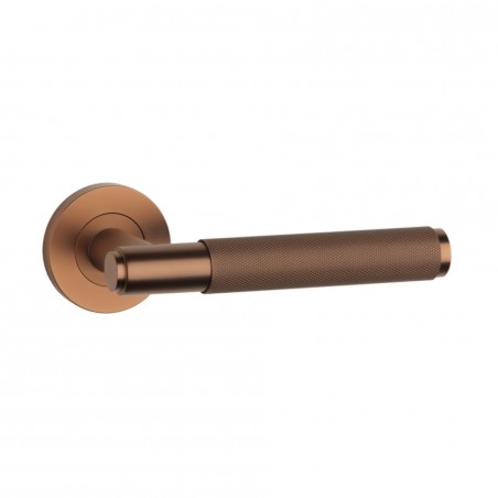 Poignée de porte Aprile SH OVAL 1741 PRO 8MM PN PVD finition cuivre