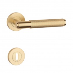 Deurklink Aprile SH OVAL 1741 PRO 8MM MG goud uitvoering