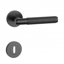 Deurklink Aprile SH OVAL 1741 PRO 8MM NM zwart uitvoering
