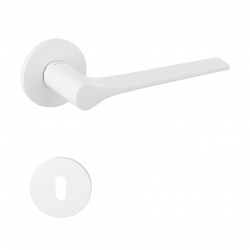 Poignée de porte Olivari by Gio Ponti M106NSB8BBP finition blanc
