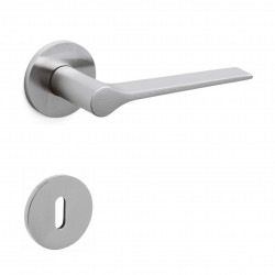 Poignée de porte Olivari by Gio Ponti M106NSB8BCO finition chrome satiné