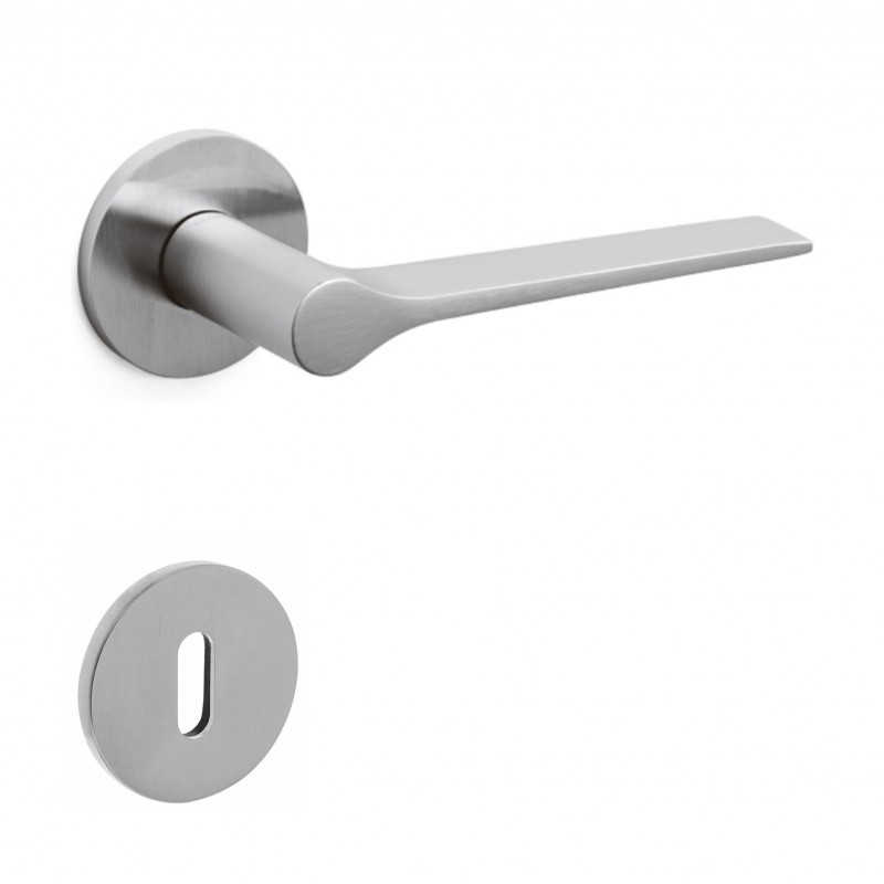 Deurklink Olivari by Gio Ponti M106NSB8BCO mat chroom uitvoering