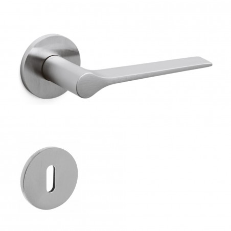 Deurklink Olivari by Gio Ponti M106NSB8BCO mat chroom uitvoering