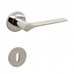 Deurklink Olivari by Gio Ponti M106NSB8BNL nikkel gepolijst uitvoering