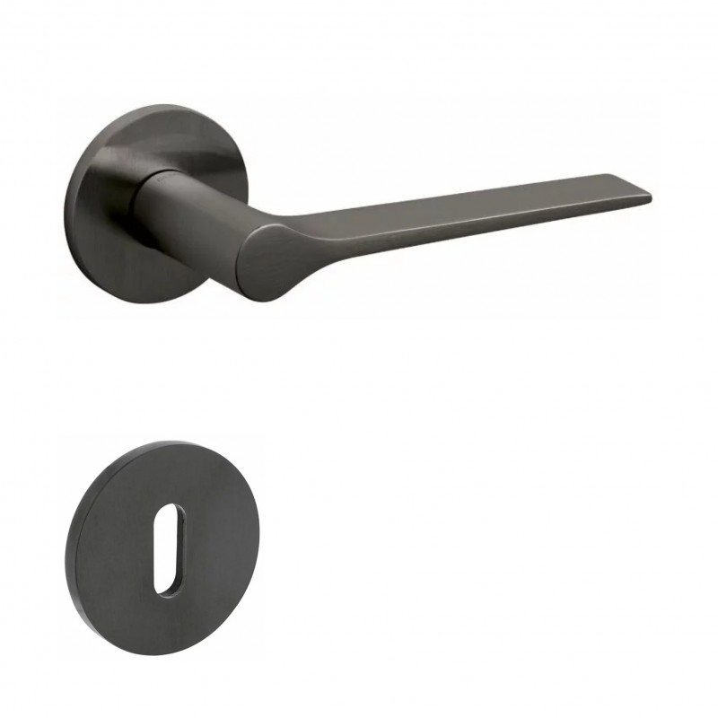 Poignée de porte Olivari by Gio Ponti M106NSB8BUS finition anthracite
