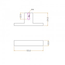 Bouton de meuble Verve