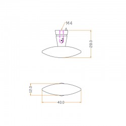 Bouton de meuble Sphere
