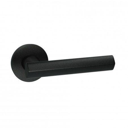 Poignée de porte Quincalux by Frederik Delbaert 404-R0-60-22L-197 finition noir