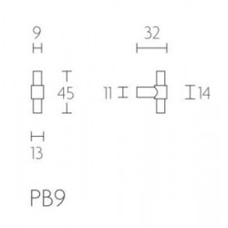 Bouton de meuble PIET BOON PB9