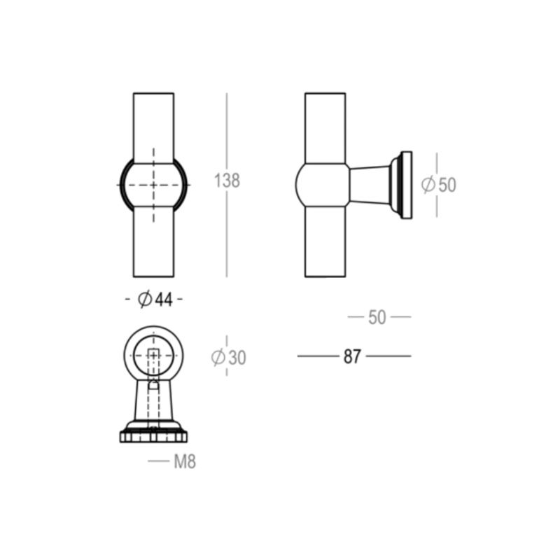 Voordeurknop Quincalux 124