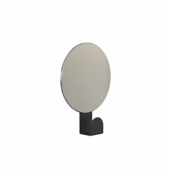 Miroir crochet noir mat...