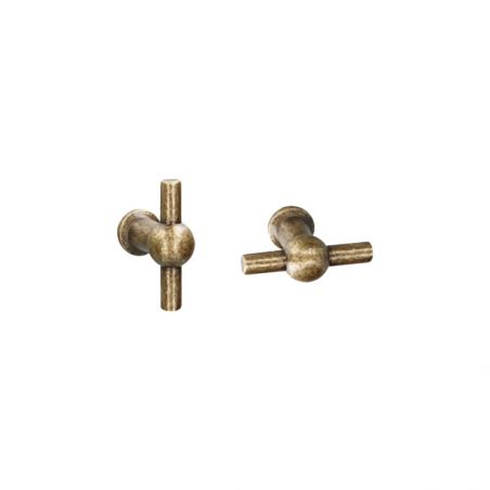 Bouton de meuble Brussels laiton antique