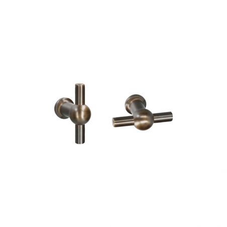 Bouton de meuble Brussels bronze mat