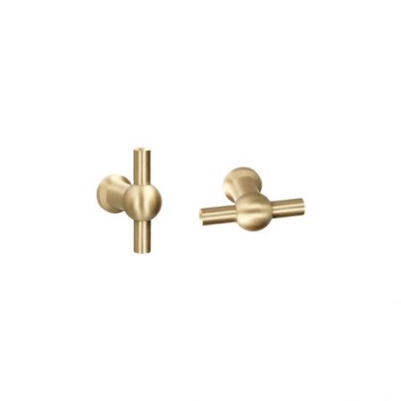 Bouton de meuble Brussels laiton mat