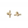 Bouton de meuble Brussels laiton mat