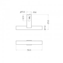Bouton de meuble Core mini