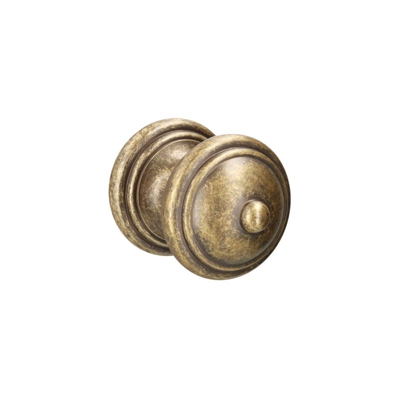Bouton de porte d'entrée Quincalux 323 laiton antique