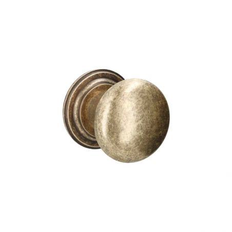 Bouton de porte d'entrée Quincalux 317 laiton antique