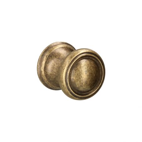 Bouton de porte d'entrée Quincalux 316 laiton antique