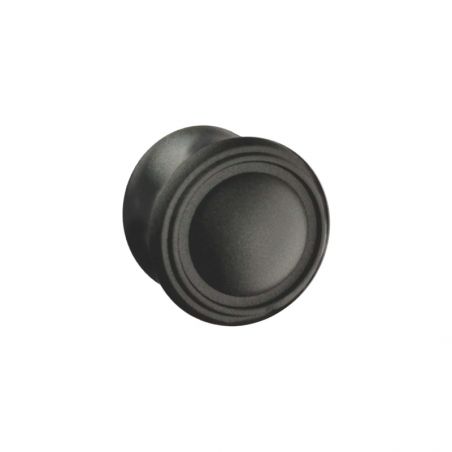 Bouton de porte d'entrée Quincalux 202 noir structuré