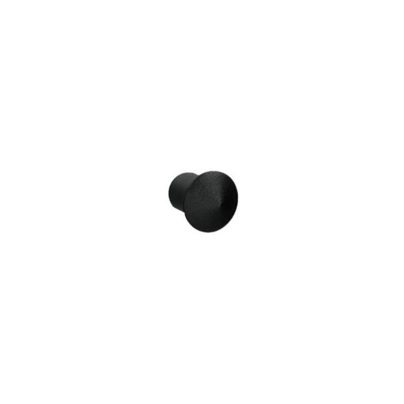 Bouton de meuble Palma noir texturé