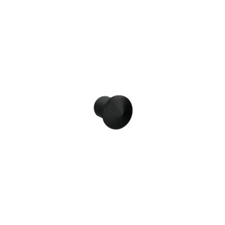 Bouton de meuble Palma noir texturé