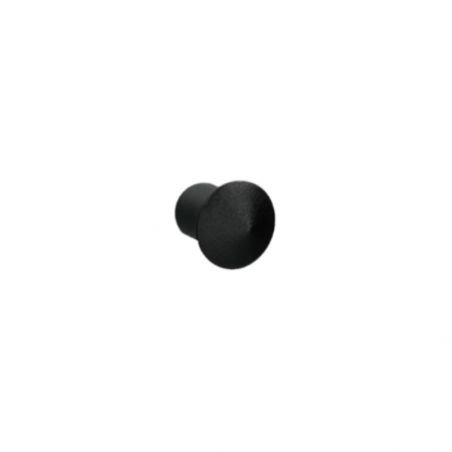 Bouton de meuble Palma noir texturé