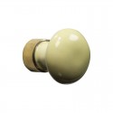 Bouton de meuble Evelyne en laiton/porcelaine